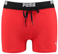 Puma 100000028-002-L, Puma Logo Swimming Shorts Rot L Mann Red