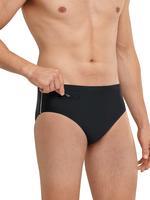 Schiesser Badeslip "Nautical Casual" mit extra flacher Rei&szlig;verschlusstasche