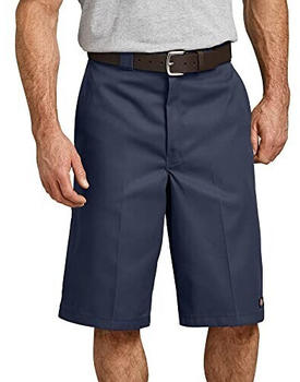 Dickies Loose Fit Flat Front Work Shorts navy blue