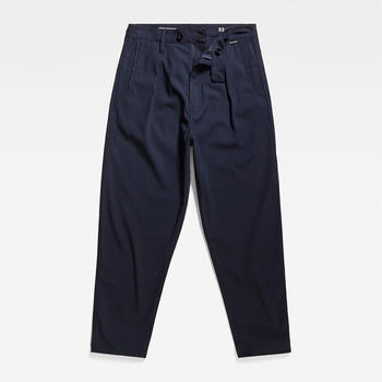 G-Star Pleated Relaxed Fit Chino Pants (D20147-D401-C742) black