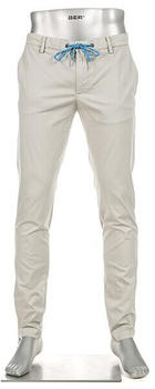 Alberto Hose Jump Slim Fit Baumwolle silbergrau
