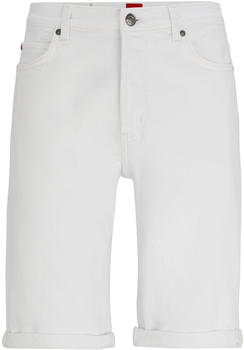Hugo Tapered-Fit Shorts aus weißem Stretch-Denim 634/S 50511306 weiß