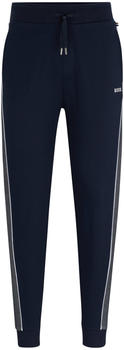 Hugo Boss Jogginghose aus Baumwoll-Mix mit Logo-Stickerei Tracksuit Pants 50511052 dunkelblau