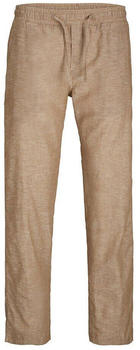 Jack & Jones Kane Summer Linen Blend Joggers (12248606) Rubber/DetailMelange