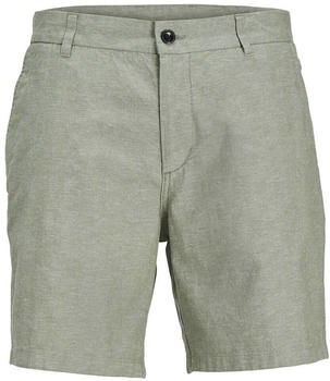 Jack & Jones Ace Summer Linen Blend Chino Shorts (12248627) DeepLichenGreen/DetailMelange