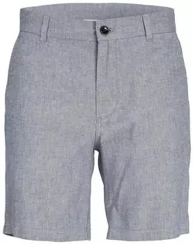 Jack & Jones Ace Summer Linen Blend Chino Shorts (12248627) FadedDenim/DetailMelange