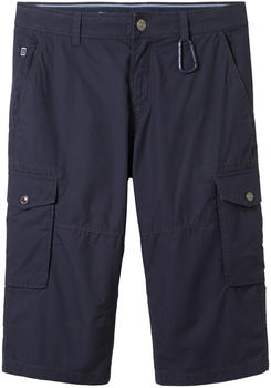 Tom Tailor Relaxed Fit Overknee Cargo Shorts (1040225) navy geometric structure