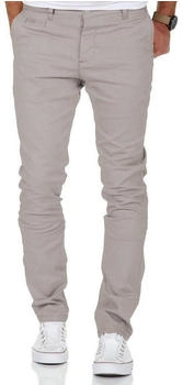 Amaci&Sons ATLANTA Slim Fit Chino Stretch hellgrau