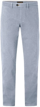Redpoint Chinohose rauchblau weiß