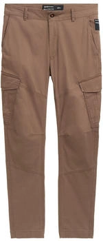 Tom Tailor Denim Regular Tapered Cargo Hose schokolade beige