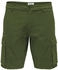 Only & Sons Cargo-Bermuda Regular-Fit Diagonaltaschen 187198 olive
