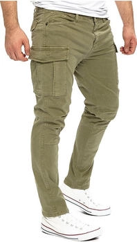 Yazubi Jayden Herren Cargohose Designer Stretch Cargo Chino Slim-Fit