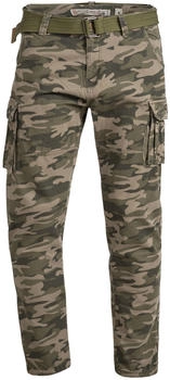 Indicode Cargohose 'William' grün