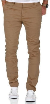 Amaci&Sons Slim Fit Stretch Chino Hose beige schwarz navy grau 7100