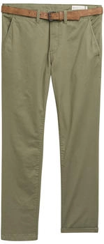 Tom Tailor Denim Slim Chino Hose mit Gürtel tree moss green (1027694)