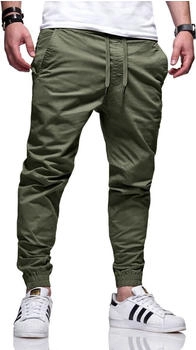 behype BHFORLI Herren Chino Jogger Jeans Hose