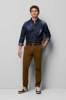 Meyer Hosen Regular Chino - All Year Karamell (9-6001)