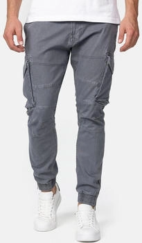 Indicode Alex Cargohose baumwolle Taschen eisen