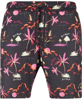 Just Rhyse Shorts 'Waikiki' orange pink schwarz weiß