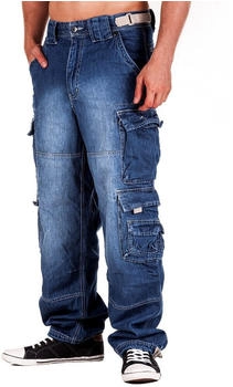 JetLag Fashion Cargohose 007 Denim light navy