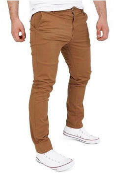 WOTEGA Glenn Herren Chino Slim Fit Hosen braun