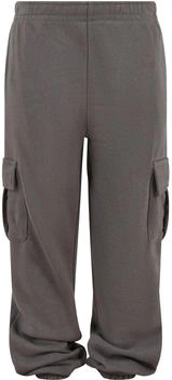 Urban Classics Light Terry Wide Cargo Jogginghosen grau