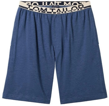 Tom Tailor Bermuda in Melange-Optik blue-dark-solid (71392)