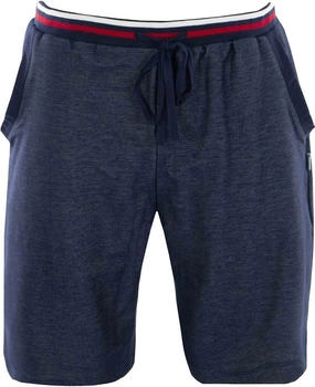 Hajo Sweatshorts Stretch Bermuda Kontrastbund Baumwolle