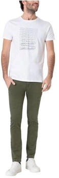 Timezone Chinohose SLIM JANNOTZ Stretch green minimal 4717