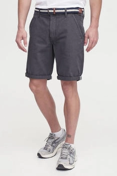 Indicode Chinoshorts IDMews kurze Hose Gürtel navy 70193MM