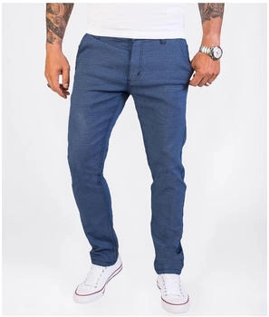 Rock Creek Chino Hose Slim Fit blau schwarz
