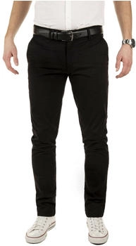 Yazubi Chino Hose Dustin Gürtel schwarz W32 L32