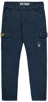 Alpha Industries Cargohose navy dunkelblau gelb