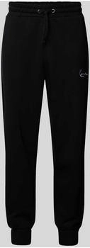 Karl Kani Sweatpants Regular Fit Label-Stitching schwarz