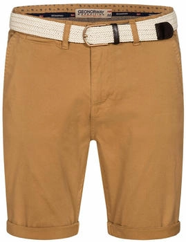 Geographical Norway Chino Short kurze Hose Bermuda knielang Stoff