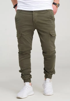 behype Cargohose BHMattheo2 Jogging-Design khaki