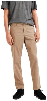 Selected New Miles Straight Fit Chinohose greige 16087665