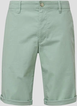 S.Oliver Bermuda Baumwoll-Stretch Paspeltasche grün 2146941 6091