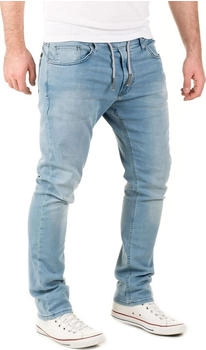 WOTEGA Noah Herren Jogginghose Jeans-Look blau W38 L34