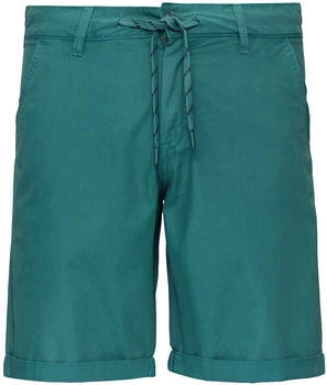 S.Oliver Chino-Shorts aus Baumwolle fixiertem Umschlag blau 2146424