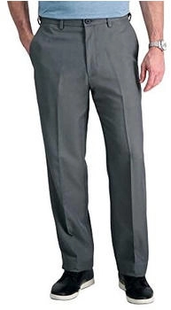 Haggar Cool Hose versteckter Taille grau