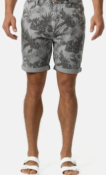 Indicode Curtain Chino Shorts Gürtel lt grey
