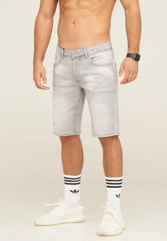 behype Shorts 'YONAH' grau 82684520-32