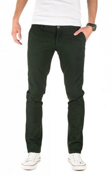 WOTEGA Chinohose Pattern Slim Fit grün 195708