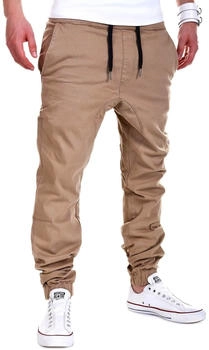 behype Chino-Hose Stretch Low Crotch Basic Jeans-Hose 80-0006 beige