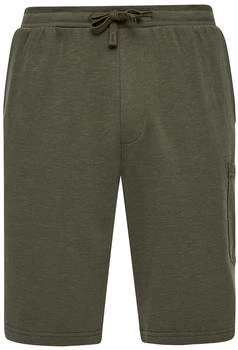 S.Oliver Sweatshorts aus Flammgarn Cargotasche grün 2160447 7940