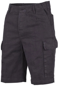 Max Fuchs Shorts BW moleskin stonewashed schwarz