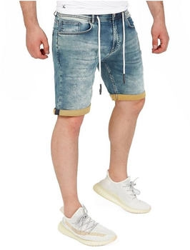 Yazubi Jeansshorts Henry lässige Sweatshorts grün balsam 185606