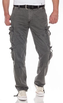JetLag Fashion Cargohose FW-012 charcoal