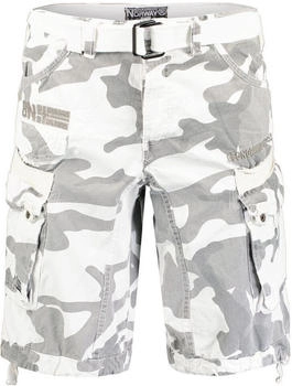 Geographical Norway Shorts Camo weiß